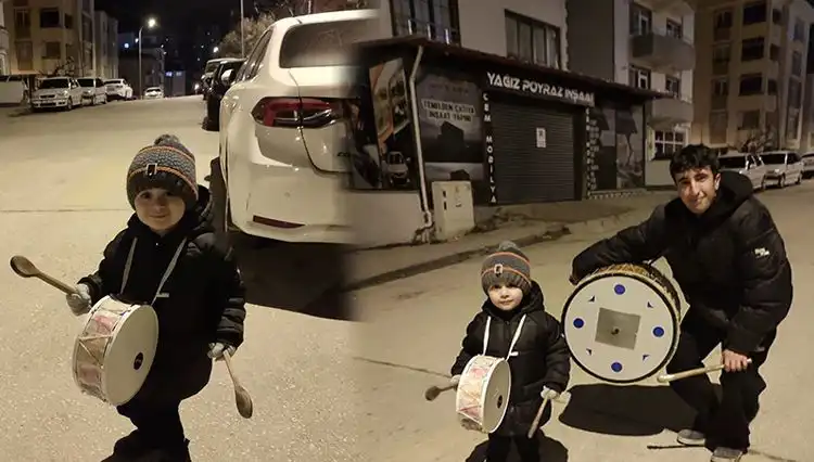 Türkiye'nin En Minik Ramazan Davulcusu, Herkesi Büyülüyor!